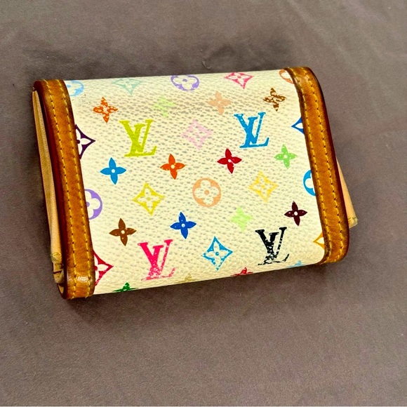 Louis Vuitton Monogram Multicolor Porte Monnaie Coin Purse / Wallet - Picture 1 of 6